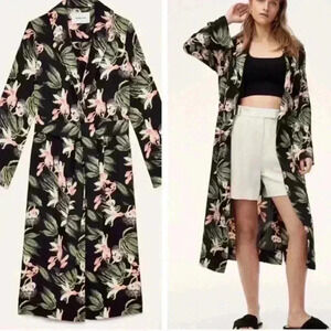 Babaton Kahlo Floral Duster- Small - Aritzia